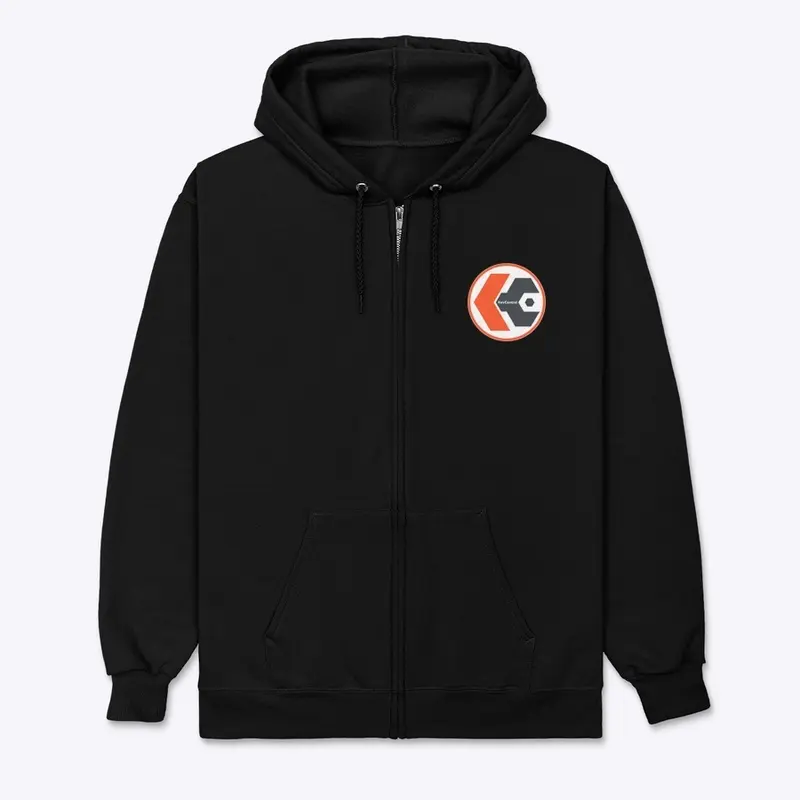 Zip Hoodie - KevCentral Circle Logo